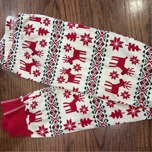 Hanna Anderson Festive Red and White Kids Pajamas